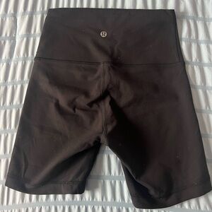 Lululemon biker shorts size 4 in black